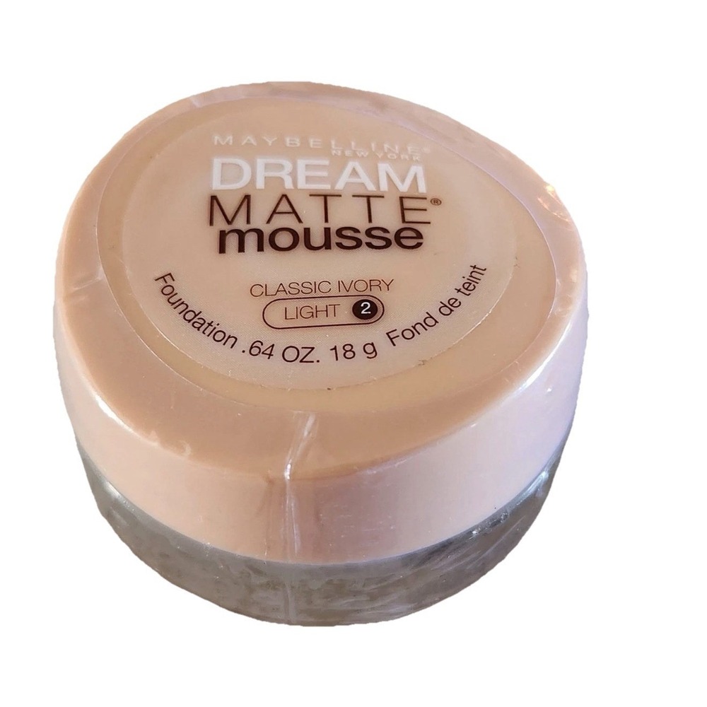 Maybelline Dream Matte Mousse Foundation‎ | Classic Ivory Light 2 | NEW, SEALED